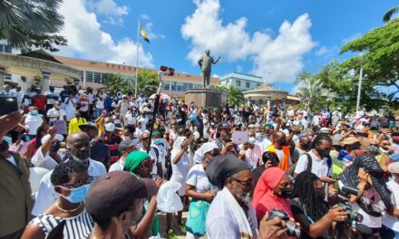 Police Break-up Anti Vaccine Rally