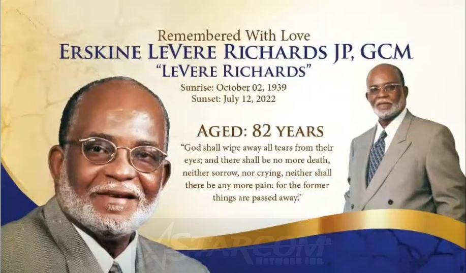 Prime Minister Mottley Paid Tribute to late Veteran Trade Unionist Erskine Levere Richards