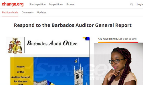 Petition Demands Action on Barbados Auditor General Report