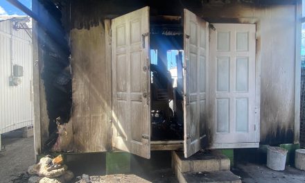 Vendor Claims Arson as Stall is Gutted