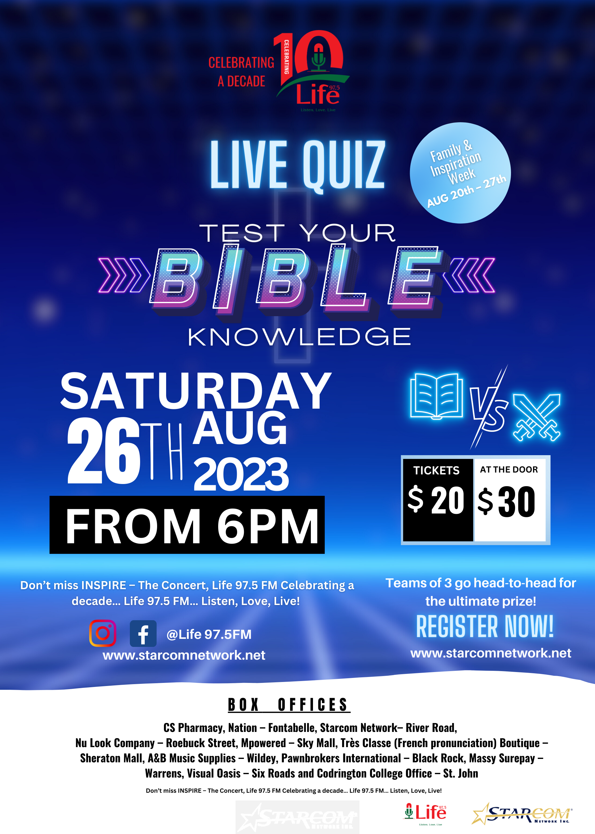 Test Your Bible Knowledge - Starcom Network