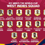 CWI announces World Cup squad