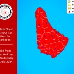 Flash Flood Warning In Effect for Barbados