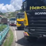 Dominican Truckers Protest