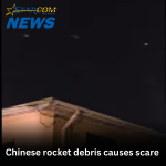 Chinese rocket debris causes scare