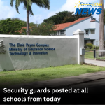 Security guards posted at all schools from today