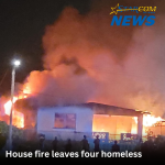 House fire leaves four homeless