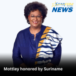 Mottley honored by Suriname