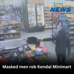 Masked men rob Kendal Minimart