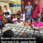 Senator Blackman launches Technology Hub in St. James North