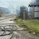 Massive Fire Damages Homes and Utility Pole at Barbarees Hill