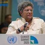 Prime Minister Mottley Urges world leaders, those who believe and do not believe in Climate change to strike a balance