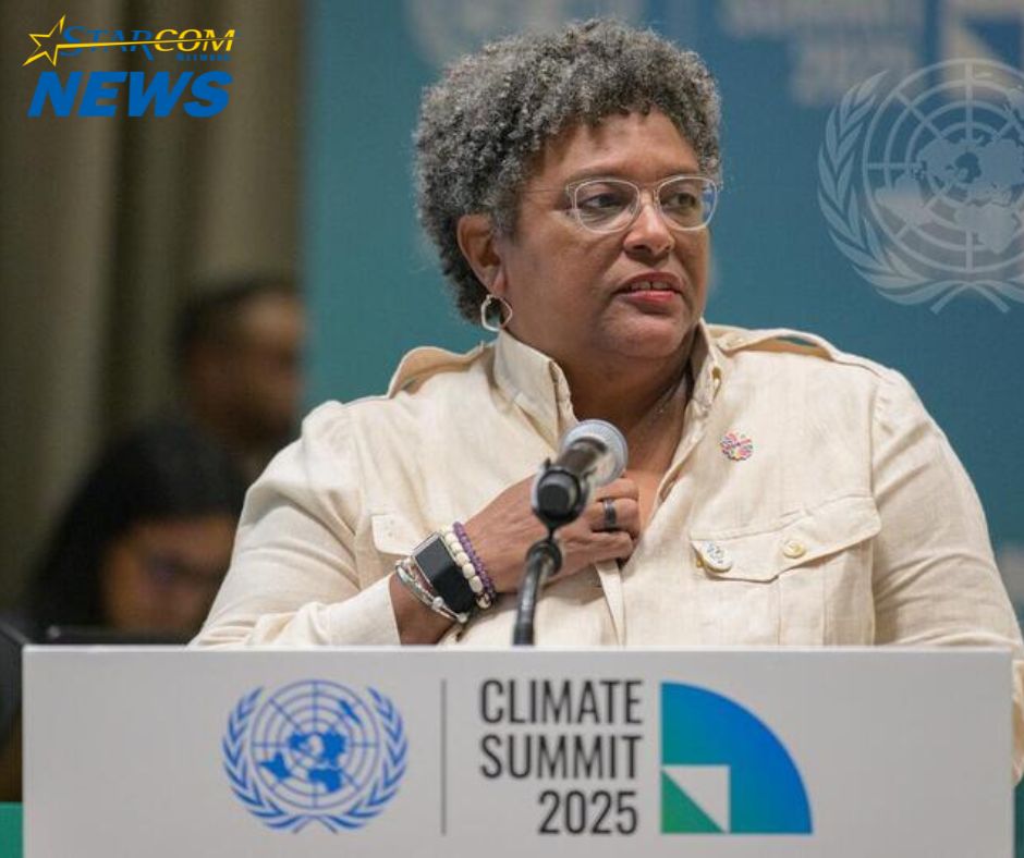 Prime Minister Mottley Urges world leaders, those who believe and do not believe in Climate change to strike a balance