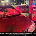 Residents of Charles Rowe Bridge, St. George remember the man swept away by flood waters.