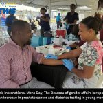 The Bureau of gender affairs is reporting an increase in prostate cancer and diabetes testing in young men.