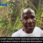 St. Joseph resident Victor Lewis says yesterday’s ruling is not about victory or defeat but about justice.