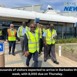 Thousands of visitors expected to arrive in Barbados this week, with 8,000 due on Thursday.