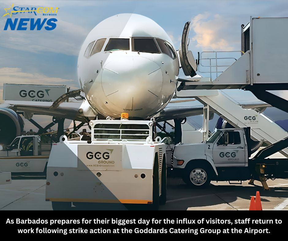 Staff return to work following strike action at the Goddards Catering Group at the GAIA