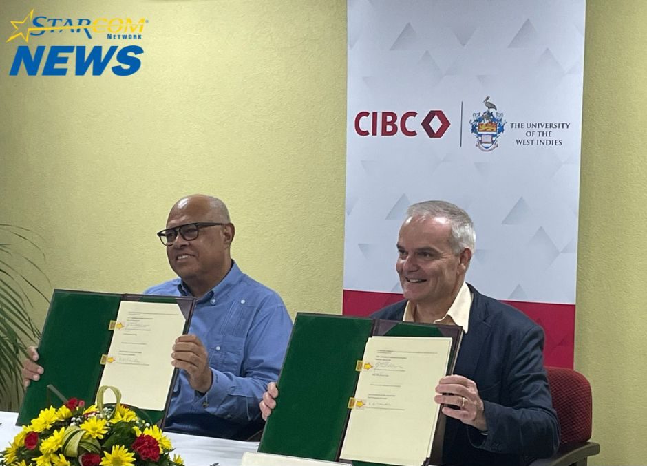CIBC boosts UWI student funding with signing of Memorandum of Understanding