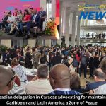 Barbadian delegation in Caracas advocating for maintaining Caribbean and Latin America a Zone of Peace