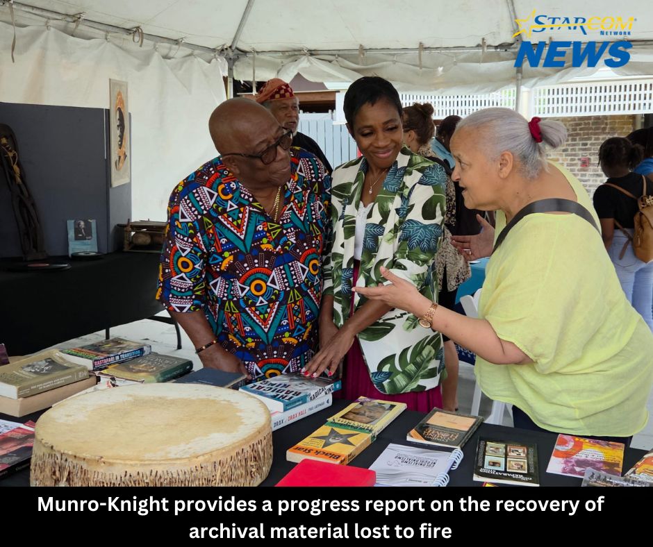 Munro-Knight provides a progress report on the recovery of archival material lost to fire