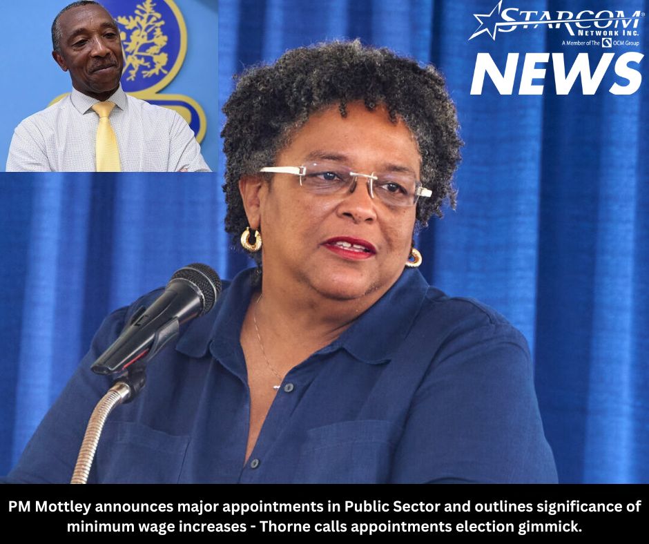 Mottley and Thorne clash in Parliament over Public Sector Appointments.