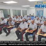 Over twenty Special Constables make transition to Police Constables – warned to uphold the integrity of the institution.