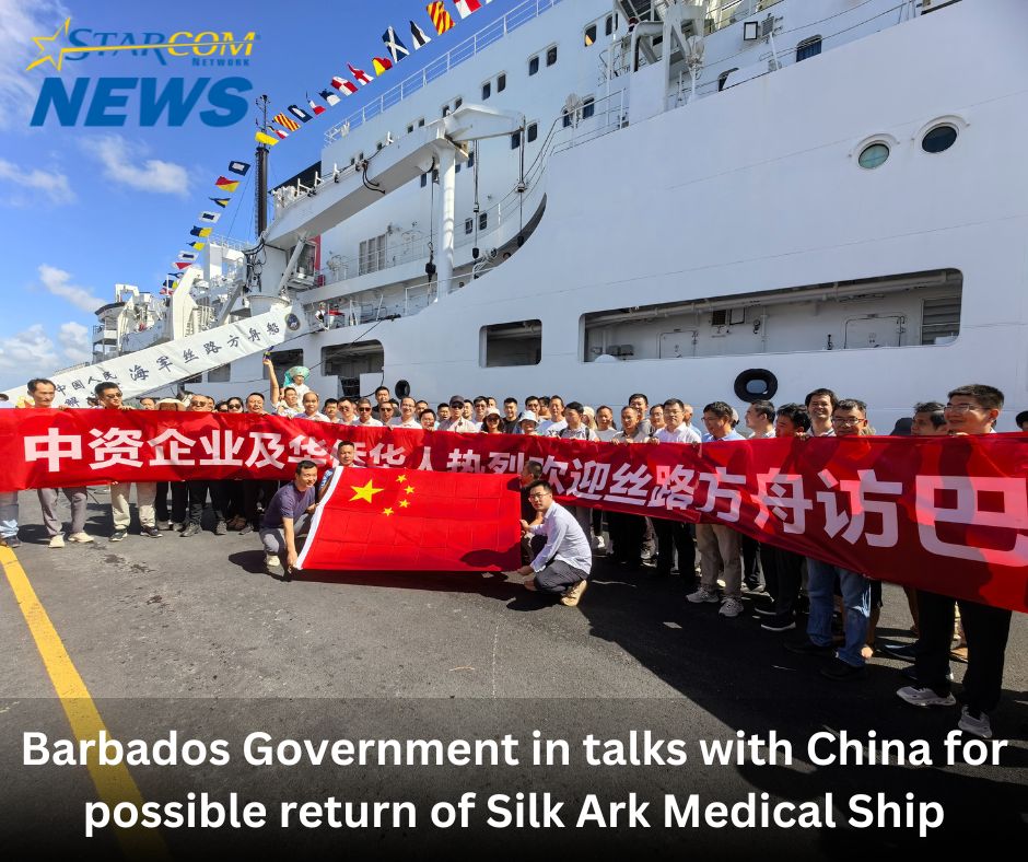 Barbados Government in talks with China for possible return of Silk Ark Medical Ship