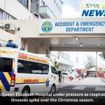 The Queen Elizabeth Hospital under pressure as respiratory illnesses spike over the Christmas season.