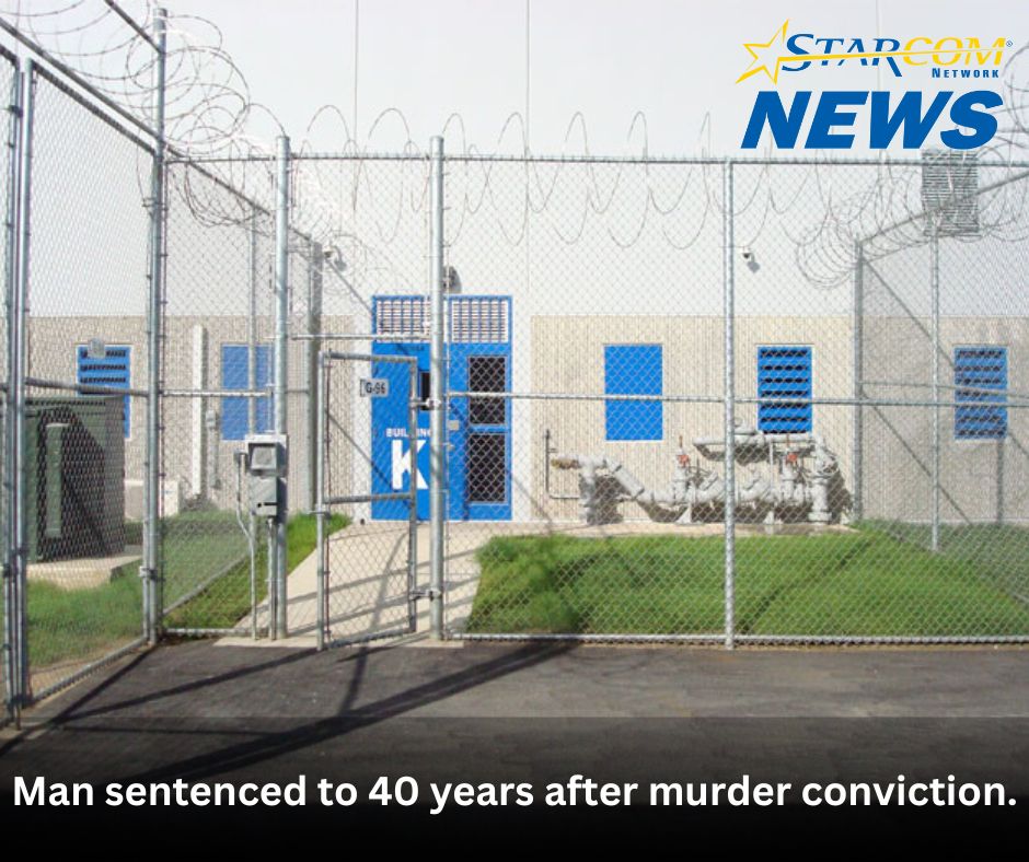 Man sentenced to 40 years after murder conviction.