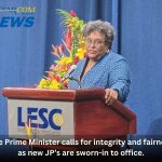 The Prime Minister calls for integrity and fairness as new JP’s are sworn-in to office