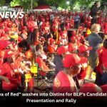 “Sea of Red” washes into Oistins for BLP rally