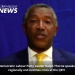 Democratic Labour Party Leader Ralph Thorne speaks regionally and outlines crisis at the QEH